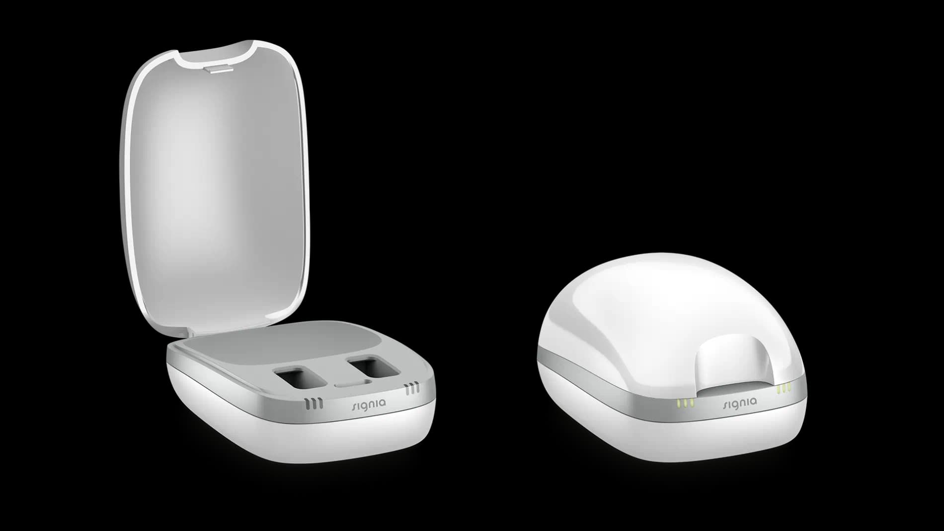 Chargeur pour appareils auditifs rechargeables